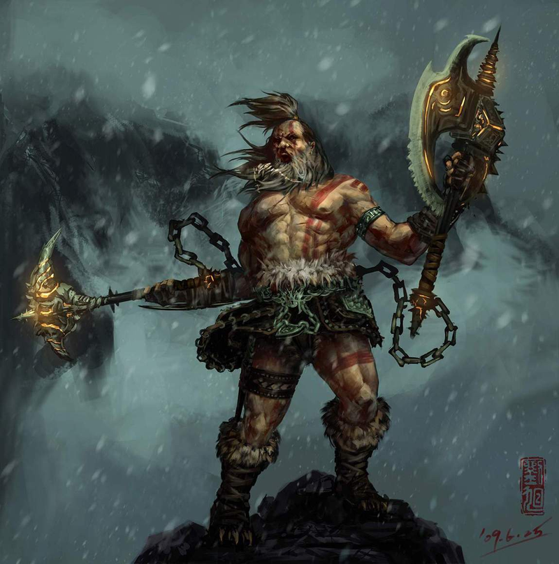 Illustration for article titled What is best in life? Epic Barbarian Art!
